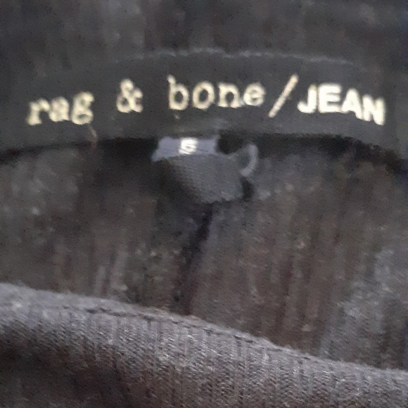 RAG & BONE PULL ON SWEATER SIZE S BLACK VISCOSE /WOOL BLEND - Picture 4 of 8